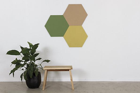 Produktbild smiT Design-Pinnwand sechseckig (Pinnwand)