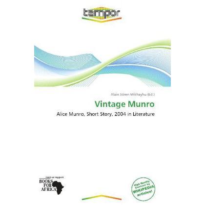 Vintage Munro, Belletristik