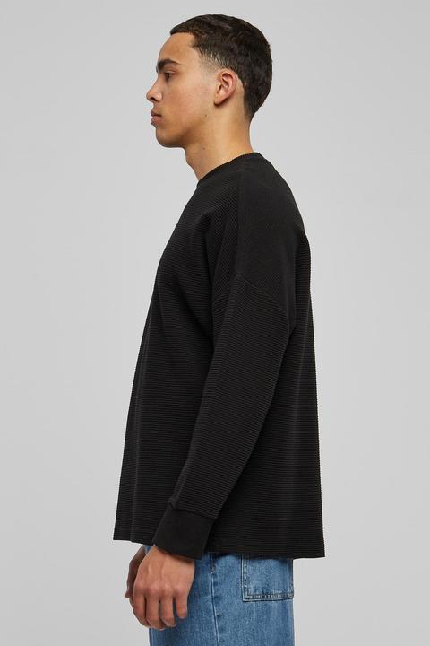 Actual product image Urban Classics Cut On Sleeve Naps Interlock Crew (M)