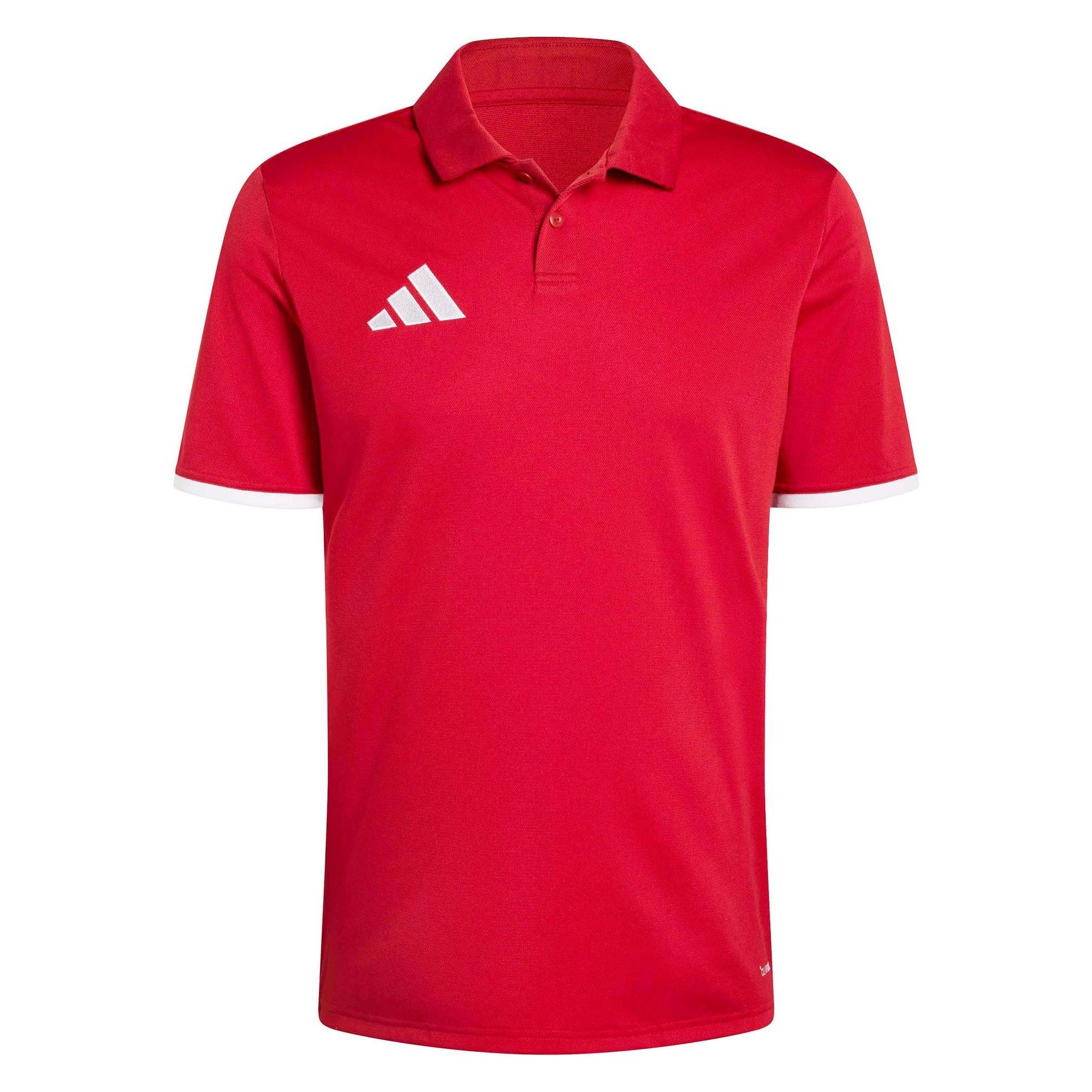 Adidas, Mannen, Sportief Shirt, Ent26 Polo - Tepore/white (Xxl), Wit, Rood, Xxl