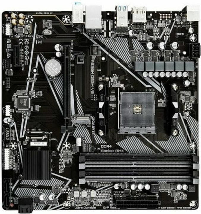 Produktbild Gigabyte A520M DS3H V2 (AM4, AMD A520, mATX)