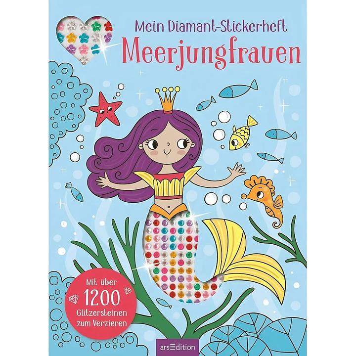 Produktbild Mein Diamant-Stickerheft – Meerjungfrauen