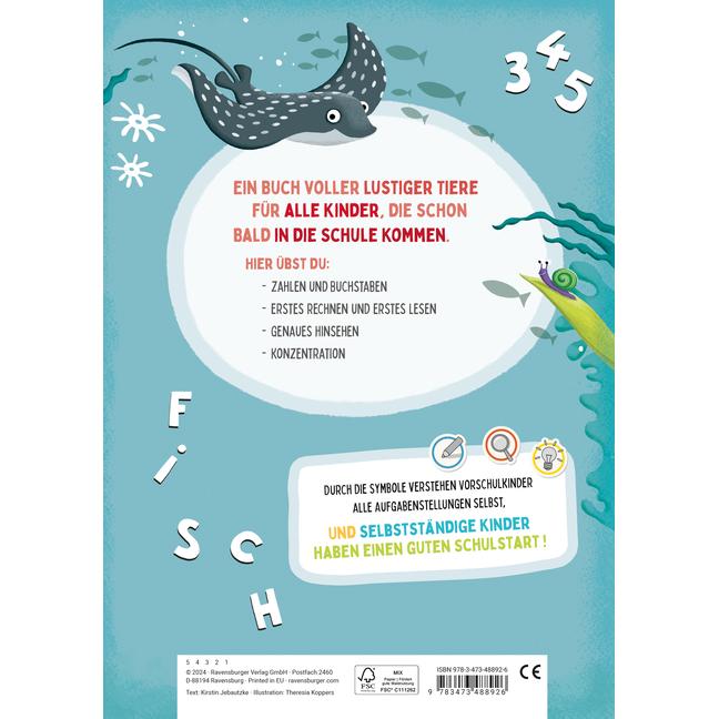 Thumbnail - Mein grosses Schulstartbuch: Lesen Schreiben Rechnen, Kinderbücher von Kirstin Jebautzke, Theresia Koppers