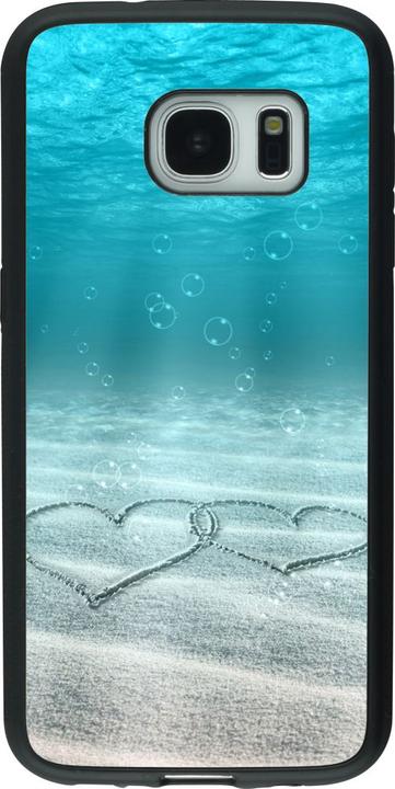Actual product image PhoneLook Coque Silicone rigide noir Summer 18 19 (Samsung Galaxy S7)