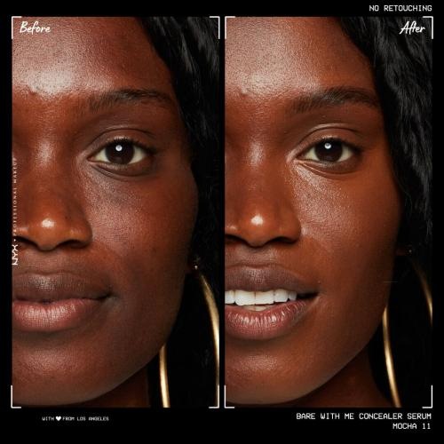 Actual product image NYX Professional Make-Up Bare With Me Concealer Serum (11 Mocha)