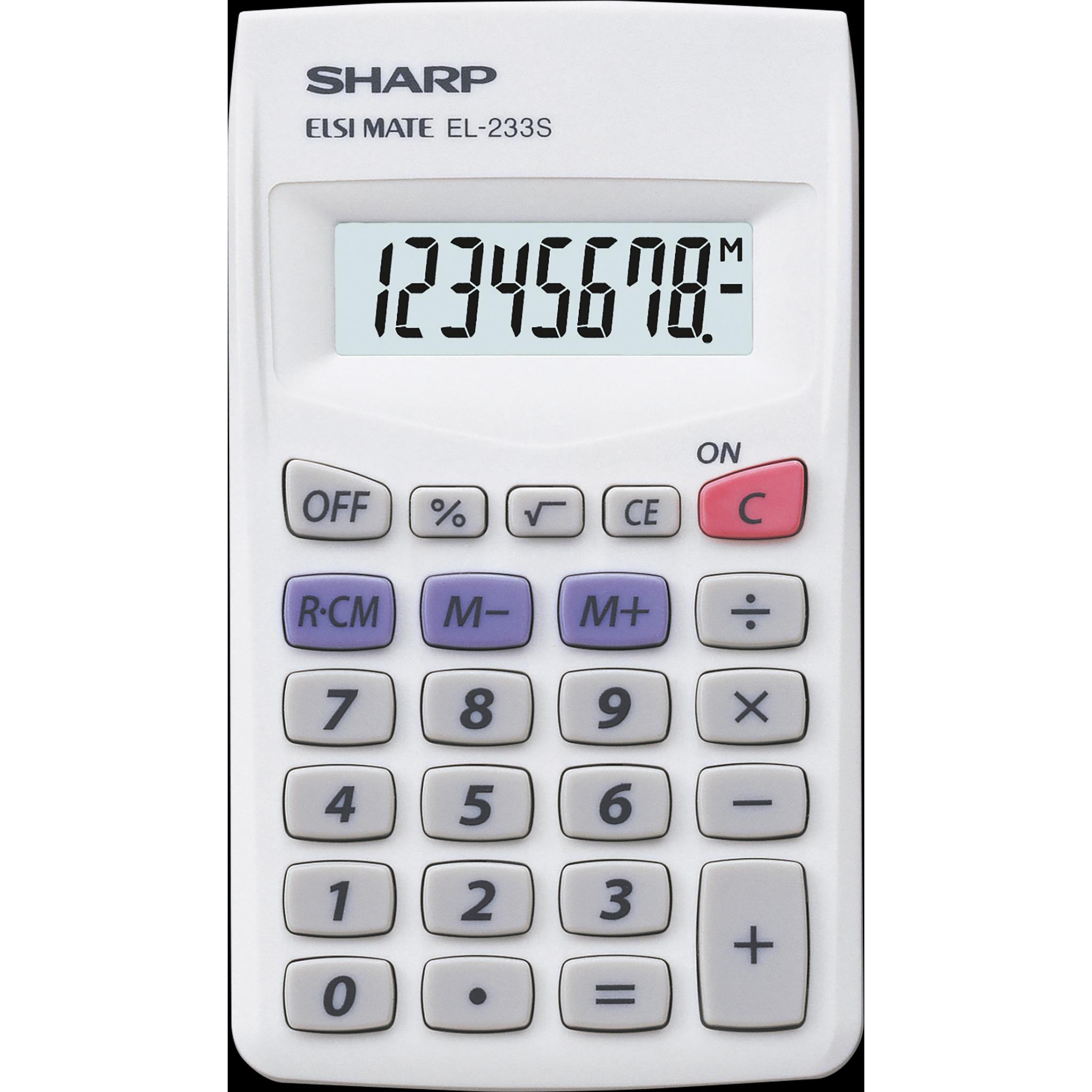 Sharp, Taschenrechner, EL-233S Taschenrechner (Batterien)