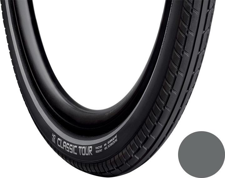Vredestein Pneumatico per bicicletta Classic Tour, Grigio, 40-622 (28x1.5) (28 x 1.50, 40-622)