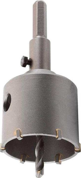 Image du produit kwb Couronne de perçage creuse EN CARBURE, avec tige et foret de centrage, SW 12, ø 66.0 mm (66 mm, 68 mm)