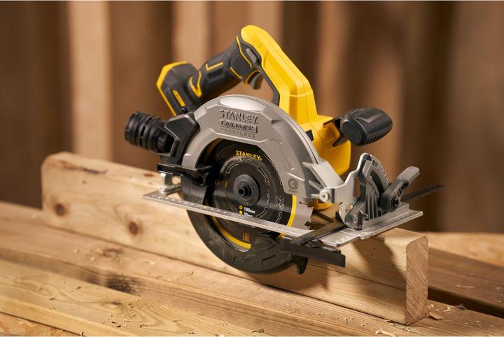 Actual product image Stanley FatMax V20 cordless circular saw SFMCS550M2K (18V, 4.0Ah, brushless, tool-less cutting depth)