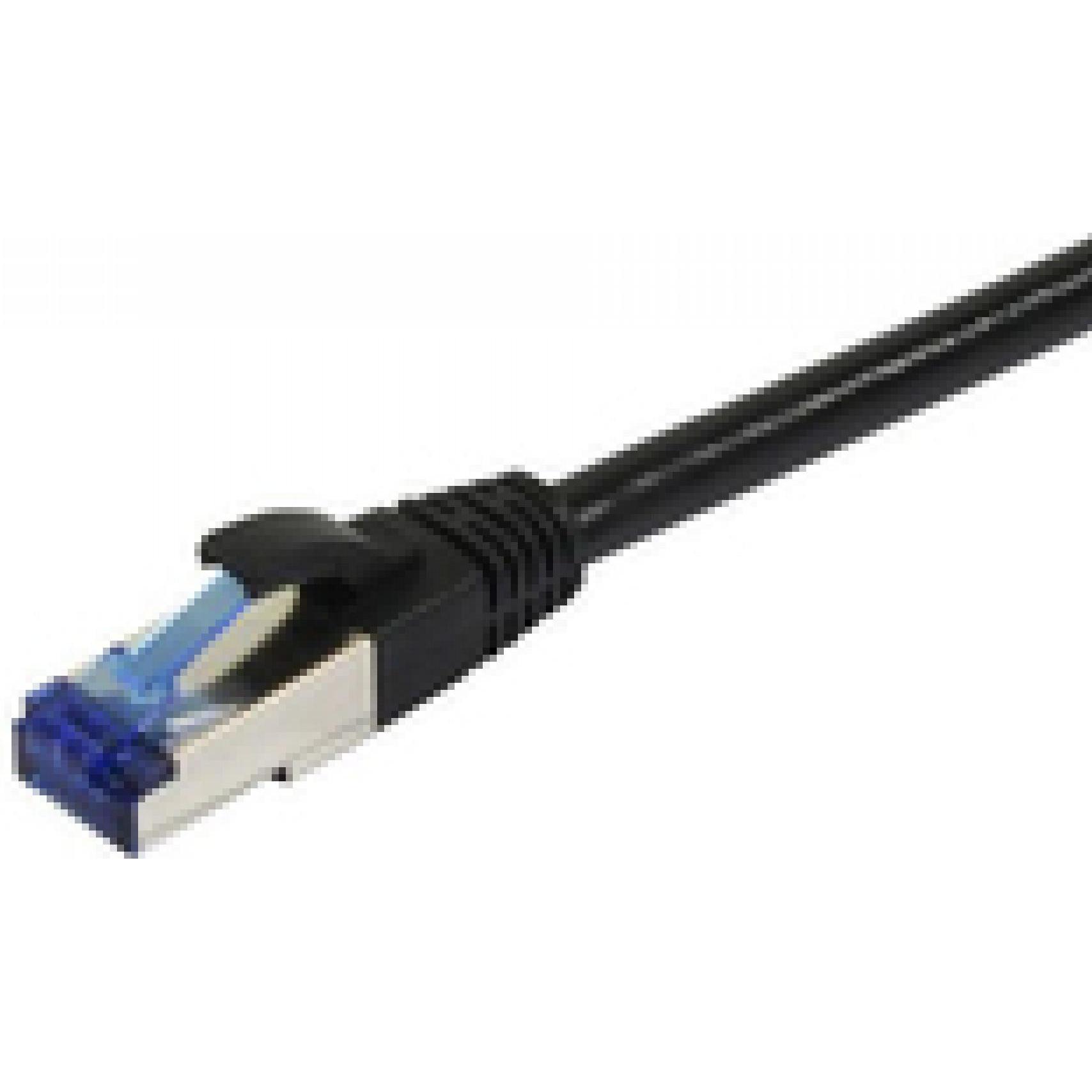 Synergy 21 Kabel Patch-RJ45 S-STP(S/FTP) 500Mhz 1.5m CAT6A *schwarz* PUR(Superflex) Aussen/Outdoor/Industrie A (S/FTP, C...