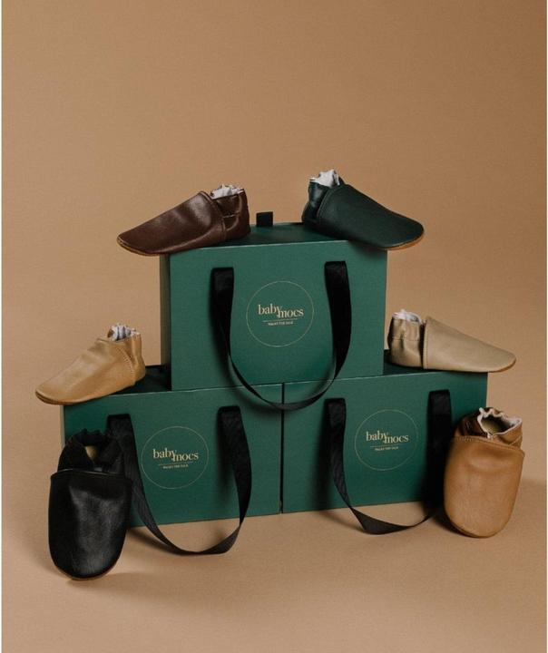 Produktbild BabyMocs Barfuss-Mokassins - Dunkelbraun (16)