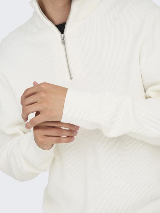 Produktbild Only & Sons Onsphil Reg 12 Struc Half Zip Knit Noos (L)