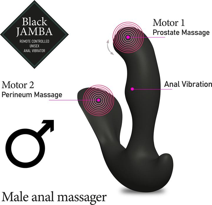 Actual product image FeelzToys Black Jamba