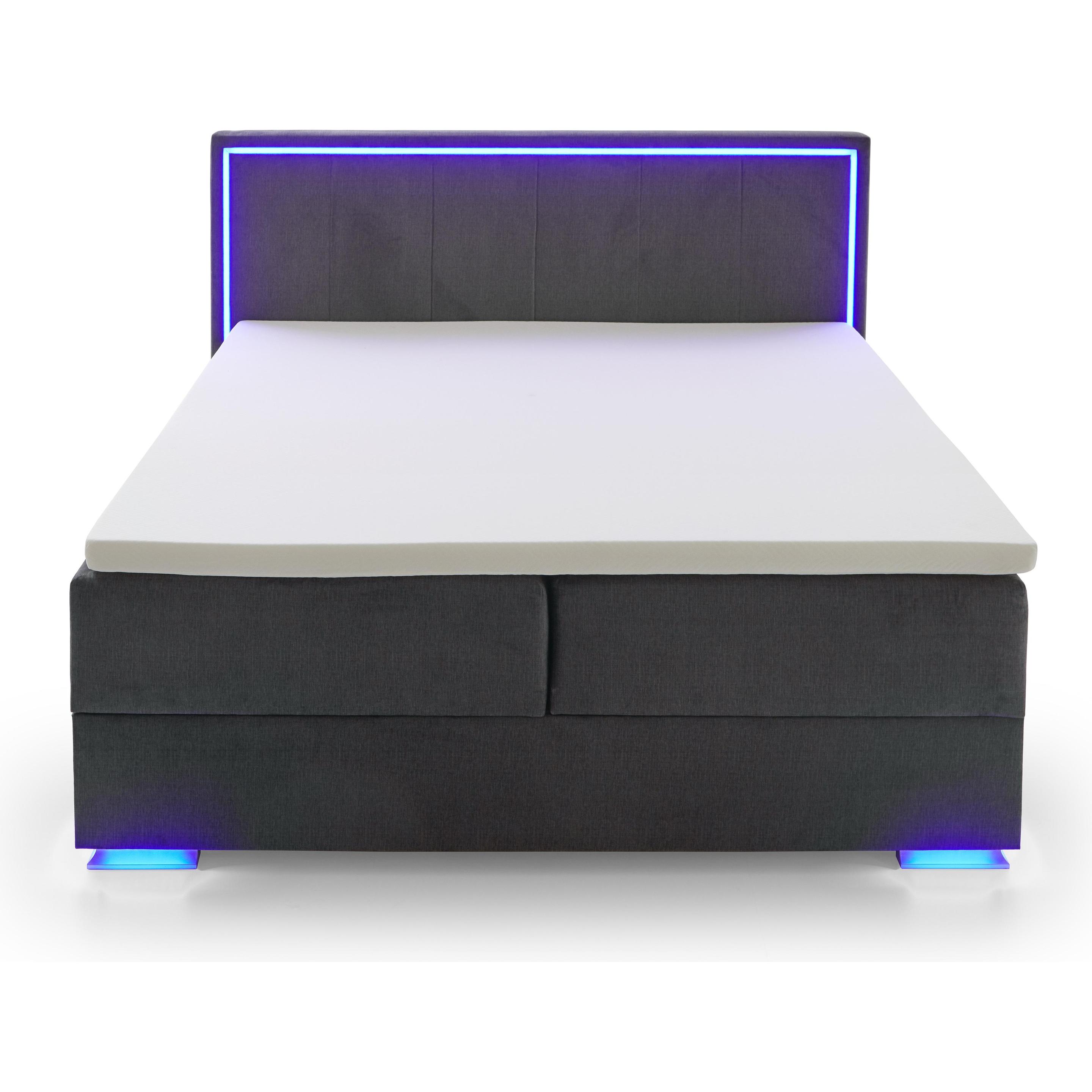 Thumbnail - Meise Möbel, Boxspringbett, Colorado II Boxspringbett inkl. Bettkasten mit Bonnellfederkernbox Stoffbezug (180 x 200 cm)