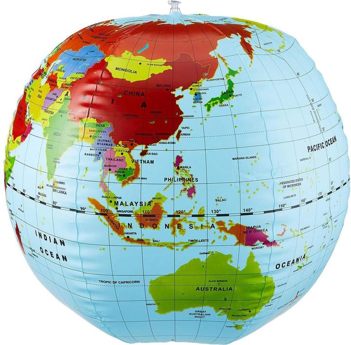 Produktbild Caly Inflatable globe-ball "World Maxi" (50 cm)