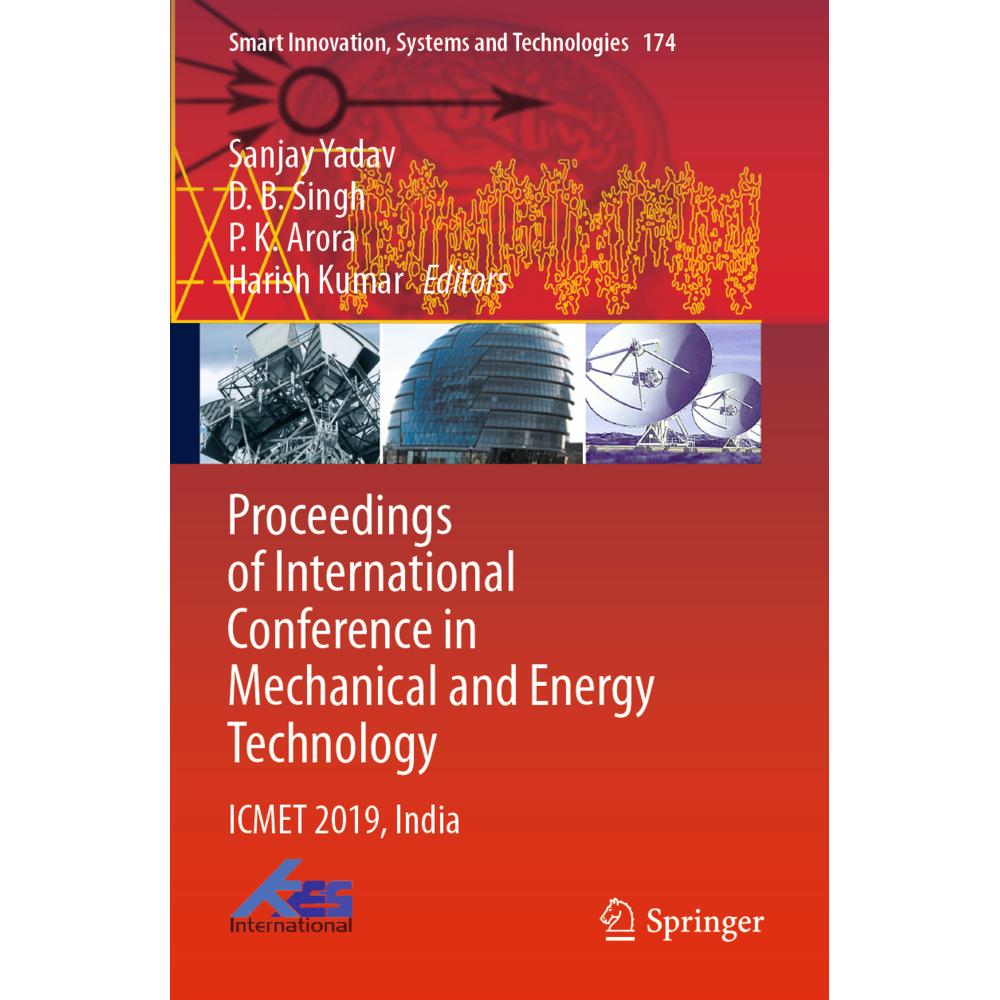 Proceedings of International Conference in Mechanical and Energy Technology, Fachbücher von Harish Kumar, Sanjay Yadav, ...