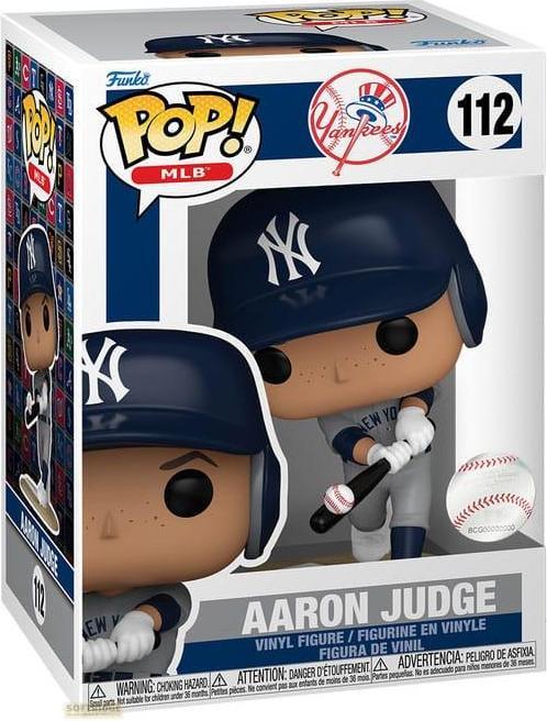 Actual product image Funko MLB POP! vinyl figure Yankees- Aaron Judge(away) 9 cm