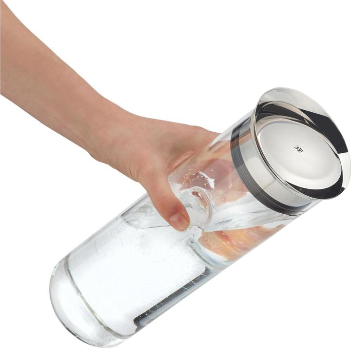 Productafbeelding WMF Waterkaraf 1,25l Glazen karaf met verzonken handvat Motion CloseUp sluiting (1.25 l)
