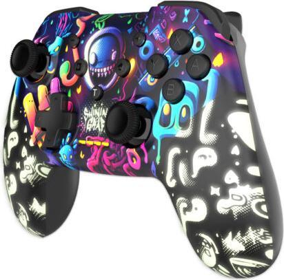 Productafbeelding Freaks and Geeks - SWITCH & PC Draadloze Bluetooth Controller - Shining Graff - Fosforescerend (Switch)