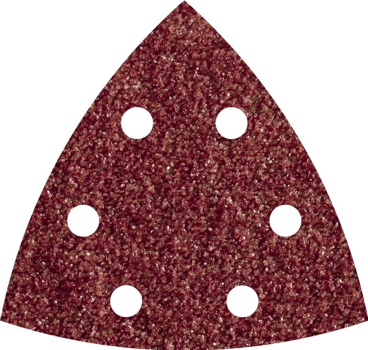 Produktbild wolfcraft 5 Haft-Schleifbl. Korund K80 Delta 105mm (80)
