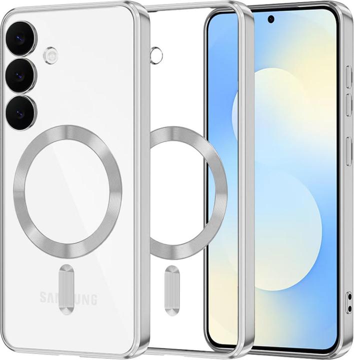 Image du produit Techsuit - Luxury Crystal MagSafe - Samsung Galaxy S25 FE - Silver (Samsung Galaxy S25 FE)
