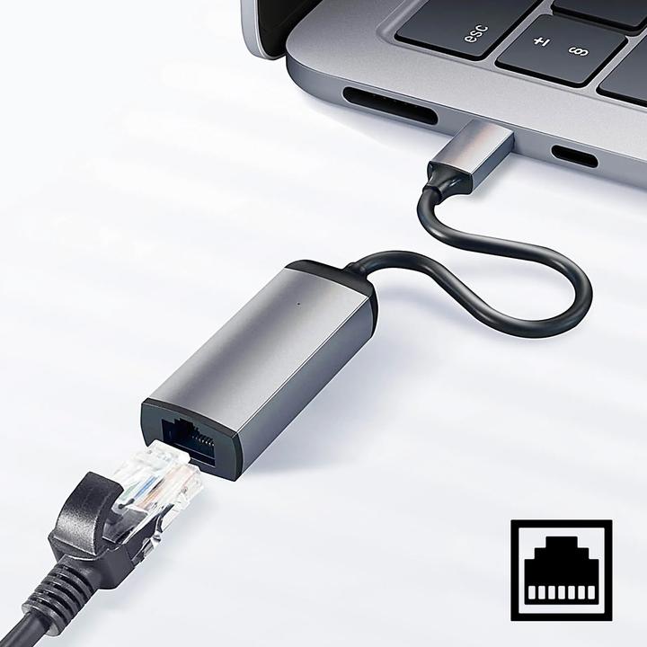 Immagine prodotto Satechi Da USB-C a (USB-C, RJ45 Gigabit Ethernet (1x))