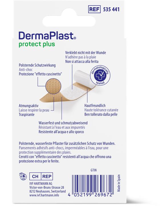 Actual product image DermaPlast Protect Plus (10 x)