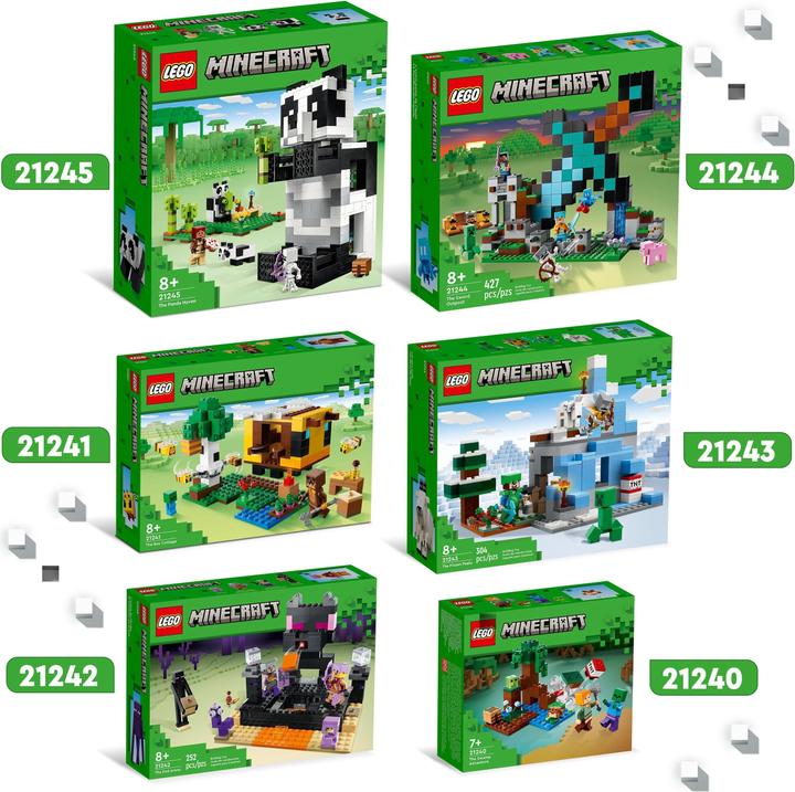 Immagine prodotto LEGO La Casa del Panda (21245, LEGO Minecraft)