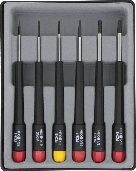 Actual product image Donau Hexagon screwdriver set inch size 6 pcs. (Allen screw)