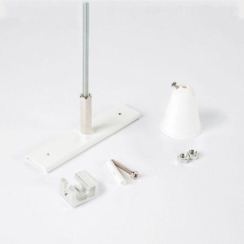 Powergear, Accessori per illuminazione, Mini 1PH 1 VERSTÄRKUNG FÜR DIE DECKENMONTAGE MIT STANGE, Weiss, 1 meter