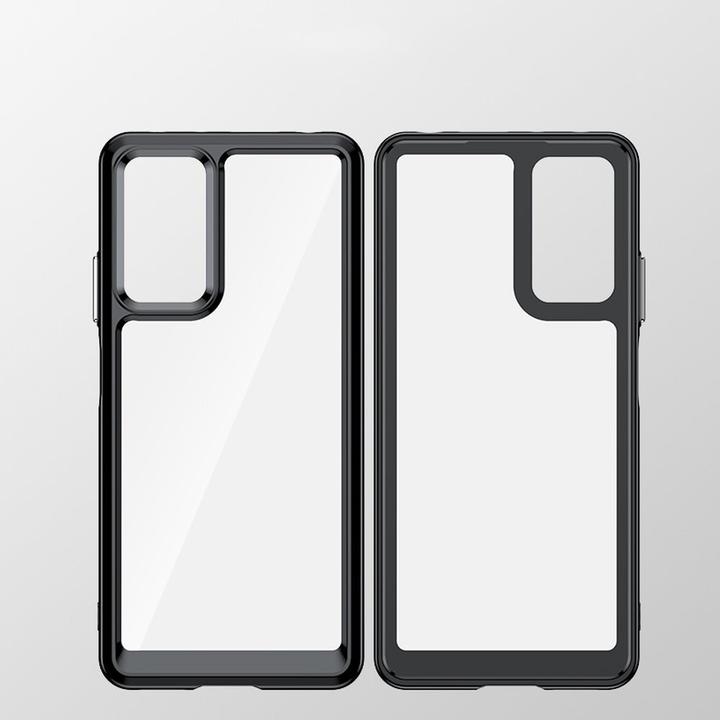 Actual product image Hurtel Outer Space Case for Xiaomi Poco X5 5G / Redmi Note 12 5G cover with flexible frame black (Xiaomi Redmi Note 12 5G)