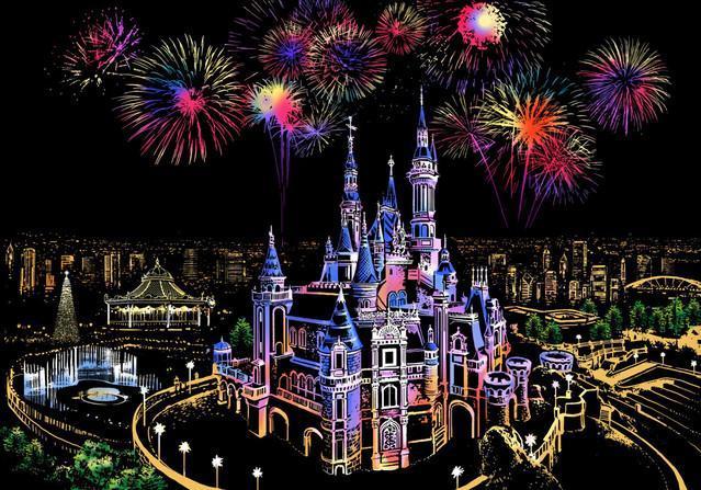 Figured'Art Kratzbild – Traumschloss