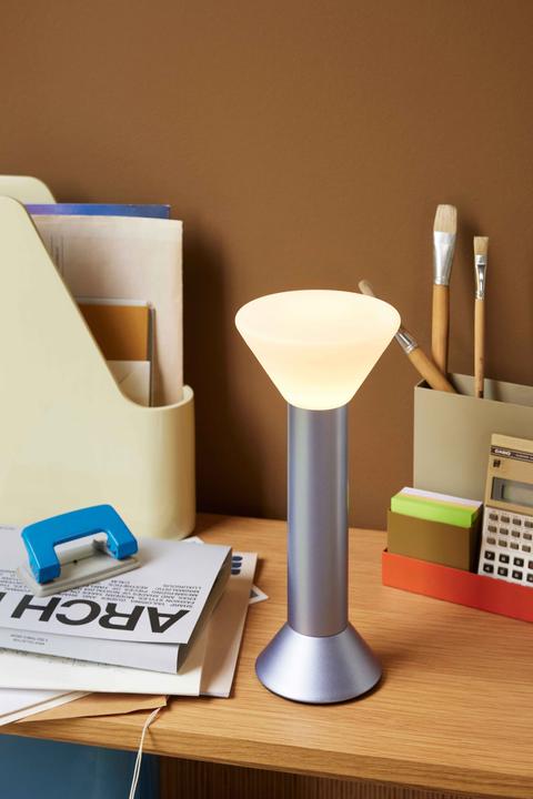 Actual product image Hübsch Flash Portable Lamp Metallic Purple