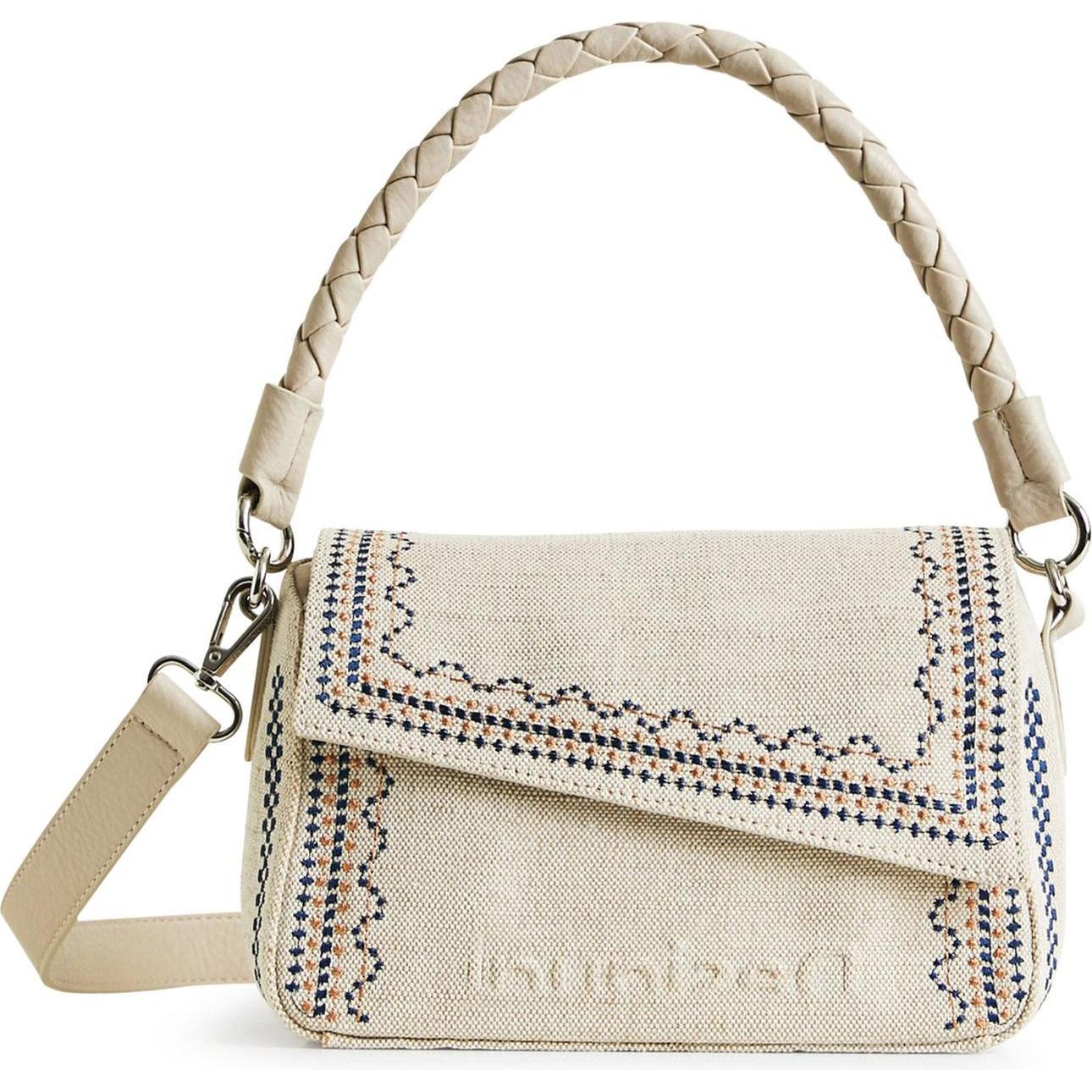 Desigual Donna Beige Donne, Borsetta, Borsa A Mano Bols Regasita,