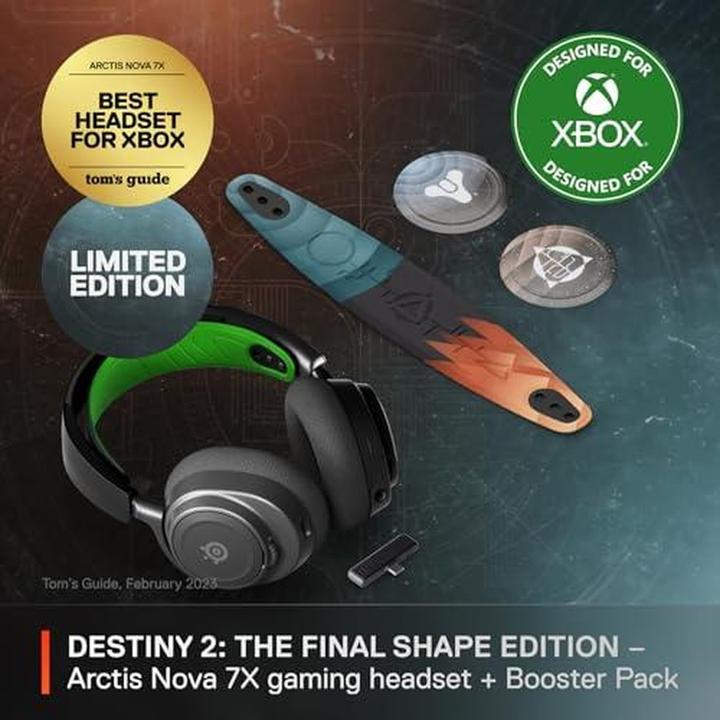 Actual product image SteelSeries Arctis Nova 7X Wireless Gaming Headset - Destiny 2 The Final Shape Edition - Xbox, PC, PlayStation (Wireless)