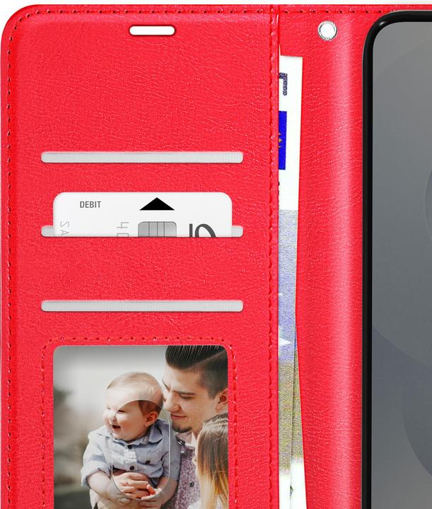 Produktbild Mayaxess VintageFlip Red Collection (Samsung Galaxy S25 Edge)