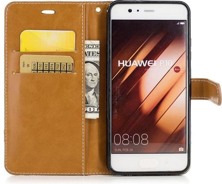 Produktbild König Design Hülle Handy Schutz für Huawei P10 Case Cover Tasche Wallet Etui Handyhülle Neu (Haier P10)