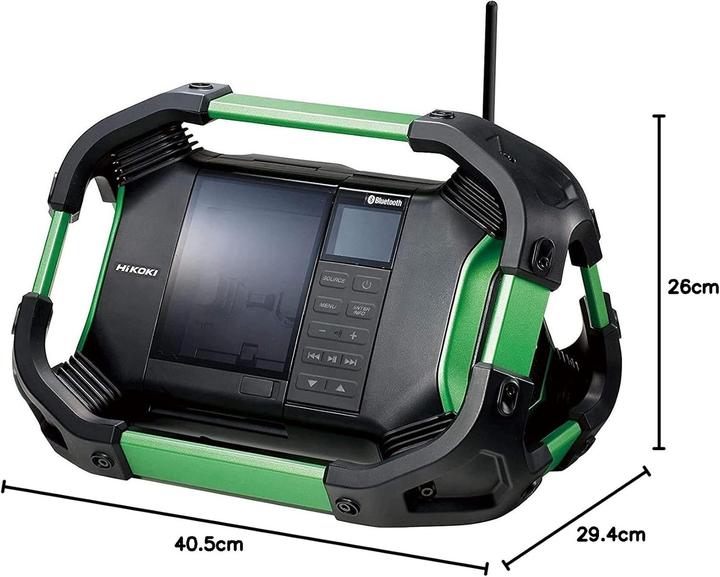 Actual product image Hikoki Radio receiver with bluetooth UR18DSDL (AM, FM, Bluetooth)