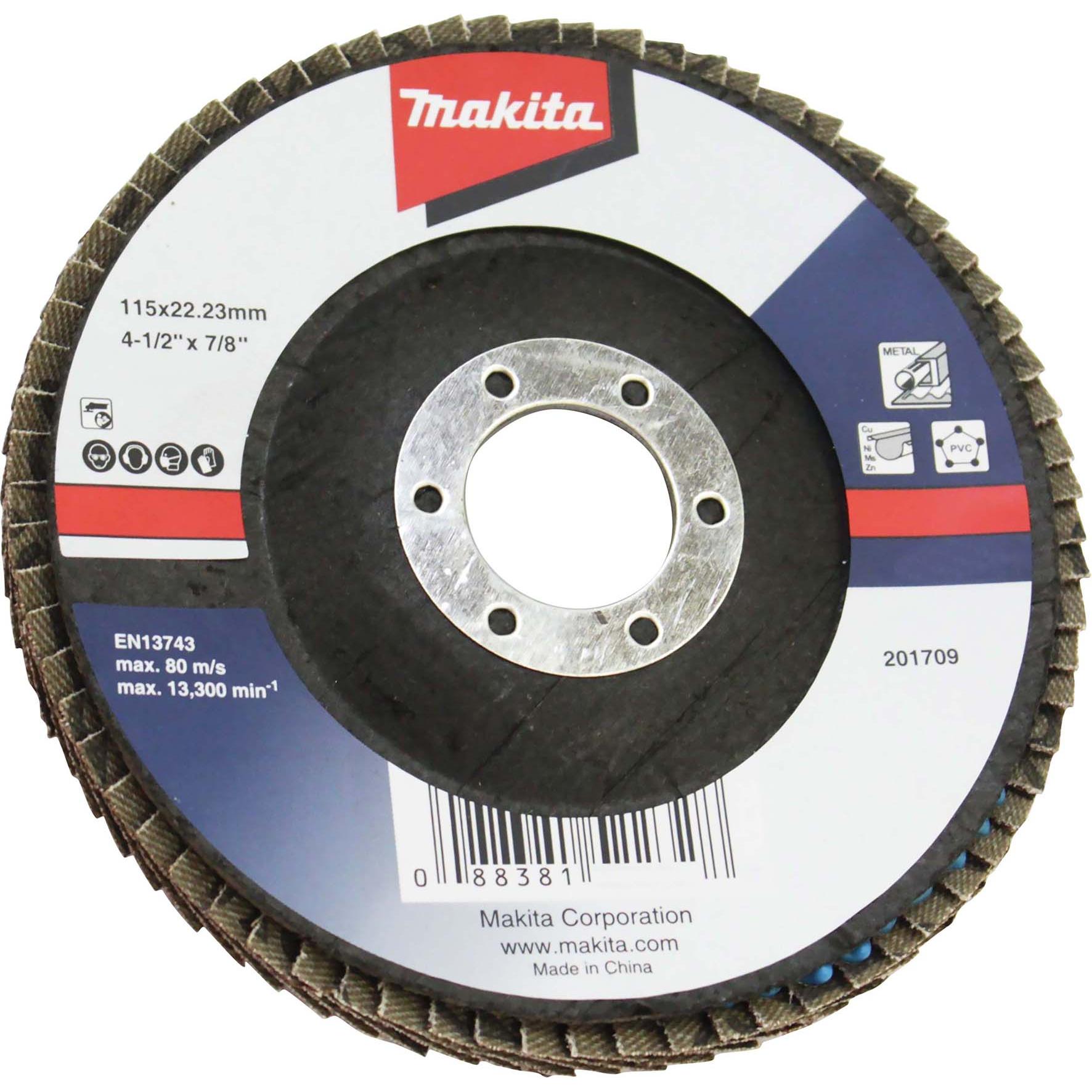 Thumbnail - Makita, Schleifmittel, Fächerschleifsch. 115mm A60 (A60)