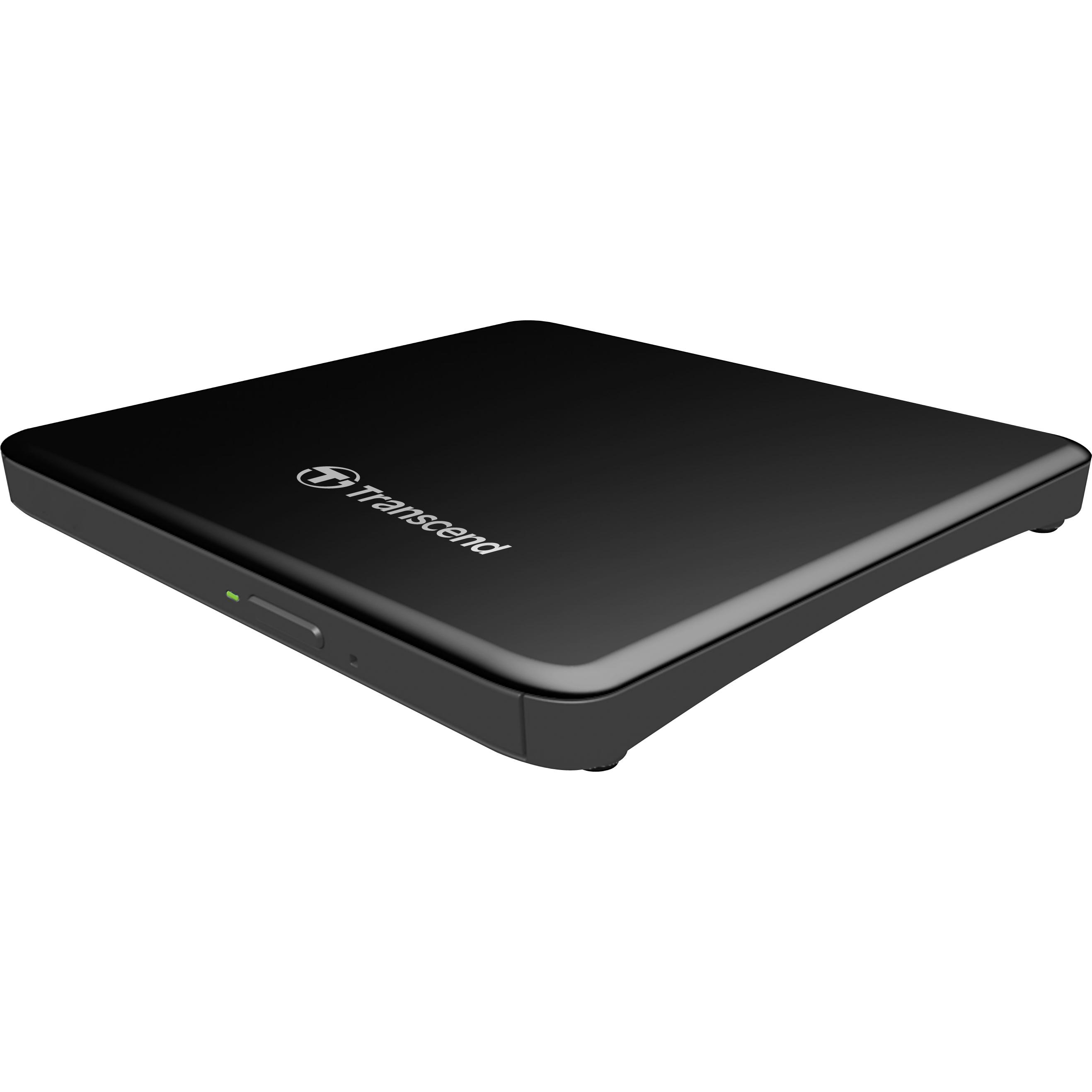Transcend SuperSlim (Masterizzatore DVD), Unità disco ottico, Nero