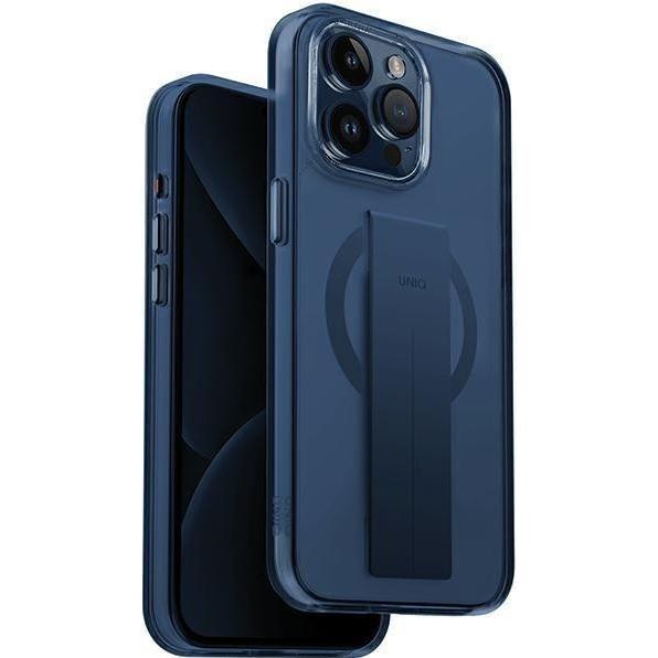 Uniq etui Heldro Mag iPhone 15 Pro Max 6.7" Magclick Charging niebieski/ultramarine deep blue (Apple iPhone 15 Pro Max),...