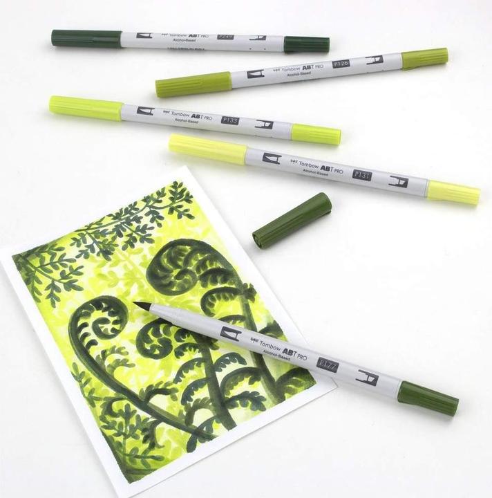 Produktbild Tombow Stifte Green Colors, mit Box, 5er-Set (5x)