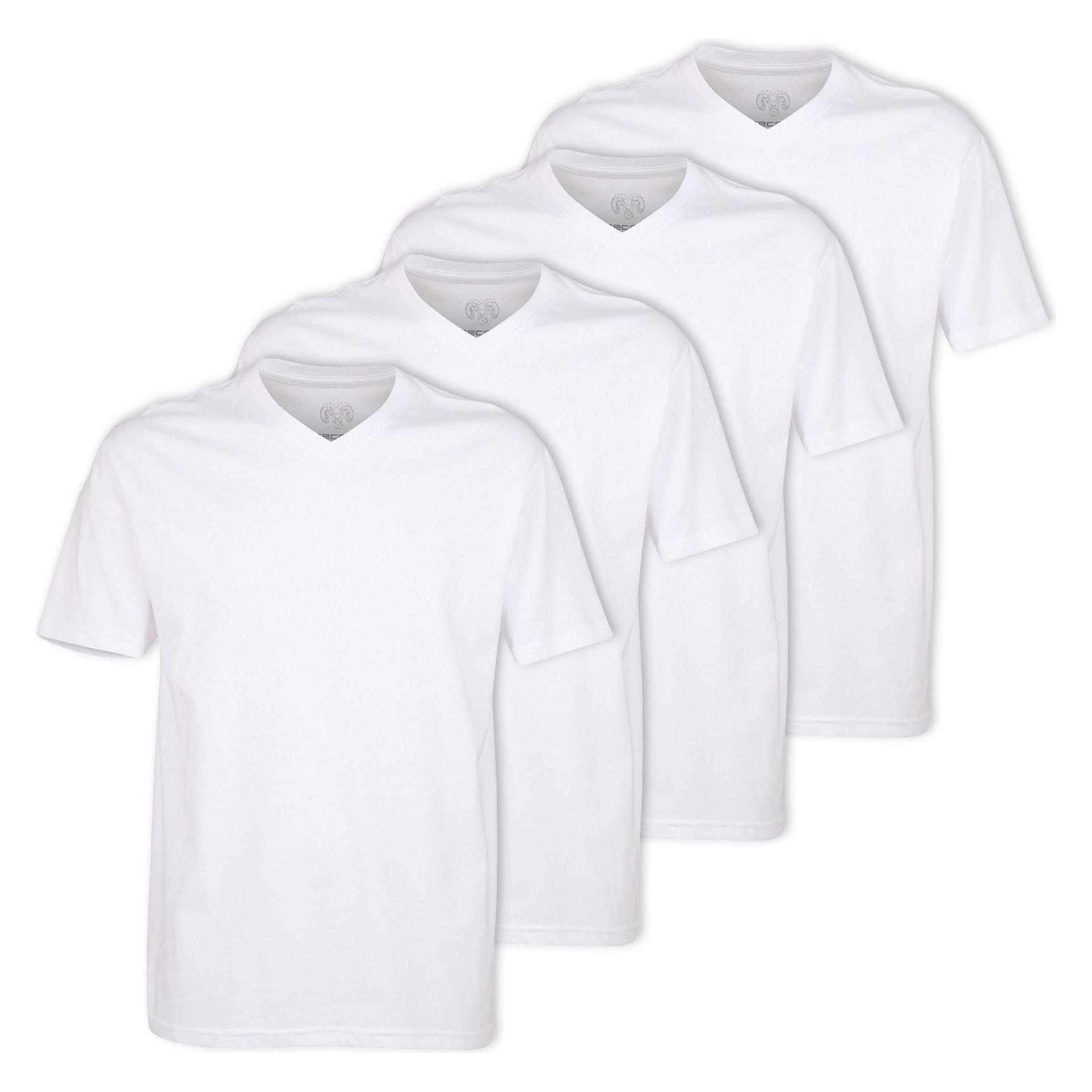Ceceba, Herren, Shirts, Konvex 4er Pack, Weiss, (6XL)