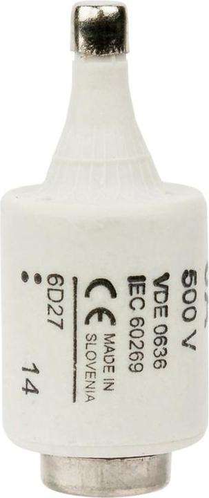 Immagine prodotto Bussmann FUSE-D2 6A T GL/GG 500VAC E27 (Microfusibile, 6 A, Pigro)