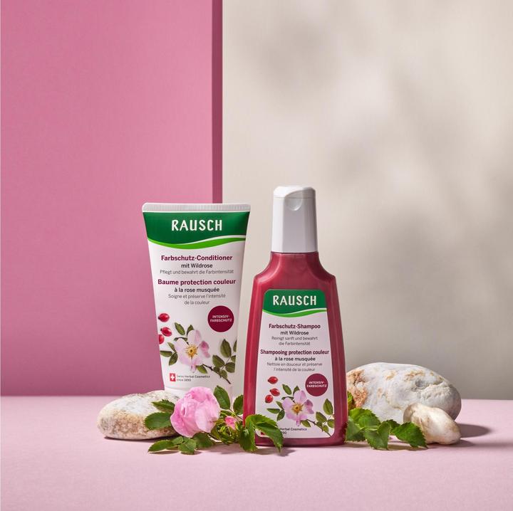 Produktbild Rausch Farbschutz-Shampoo mit Wildrose (200 ml, Flüssiges Shampoo)