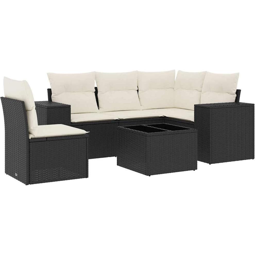 VidaXL, Gartenlounge, 10-tlg. Garten-Lounge-Set mit Kissen