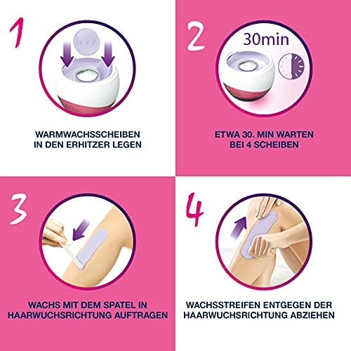 Immagine prodotto Veet Set di cera calda Spawax, 6 dischi di cera (1 x)