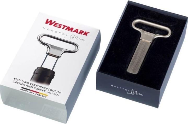 Actual product image Westmark Uncorker and corker "Ah-Su", precious matted, 11x6.5x1 cm (1625 8 (Corkscrew)