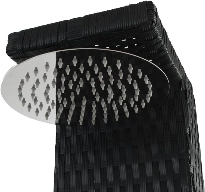 Produktbild VidaXL Gartendusche Poly Rattan, WPC