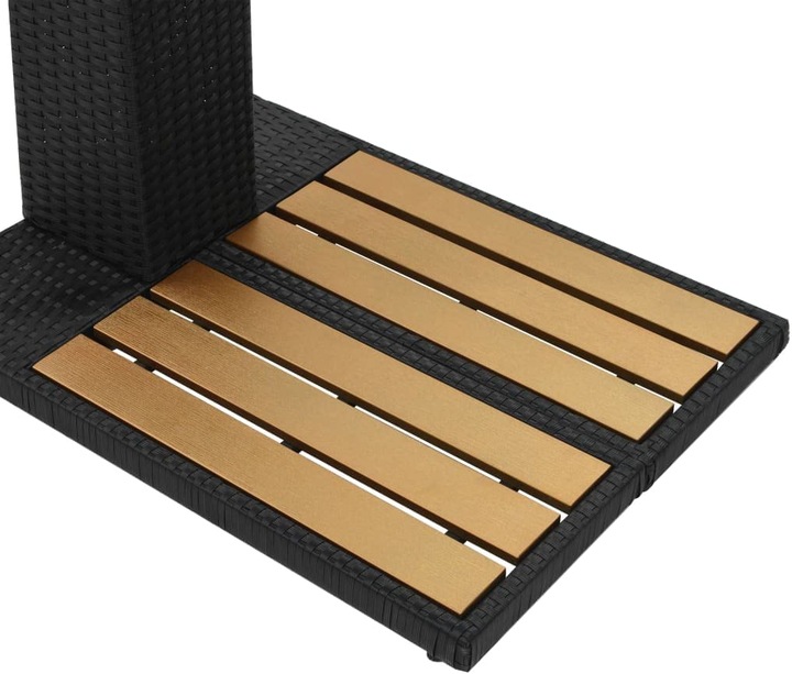 Produktbild VidaXL Gartendusche Poly Rattan, WPC